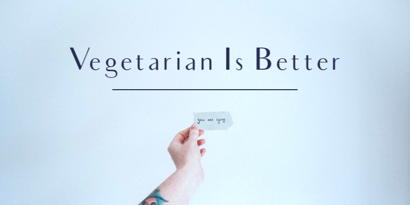 Vegetarian Is Healthier. . . Or Is It?